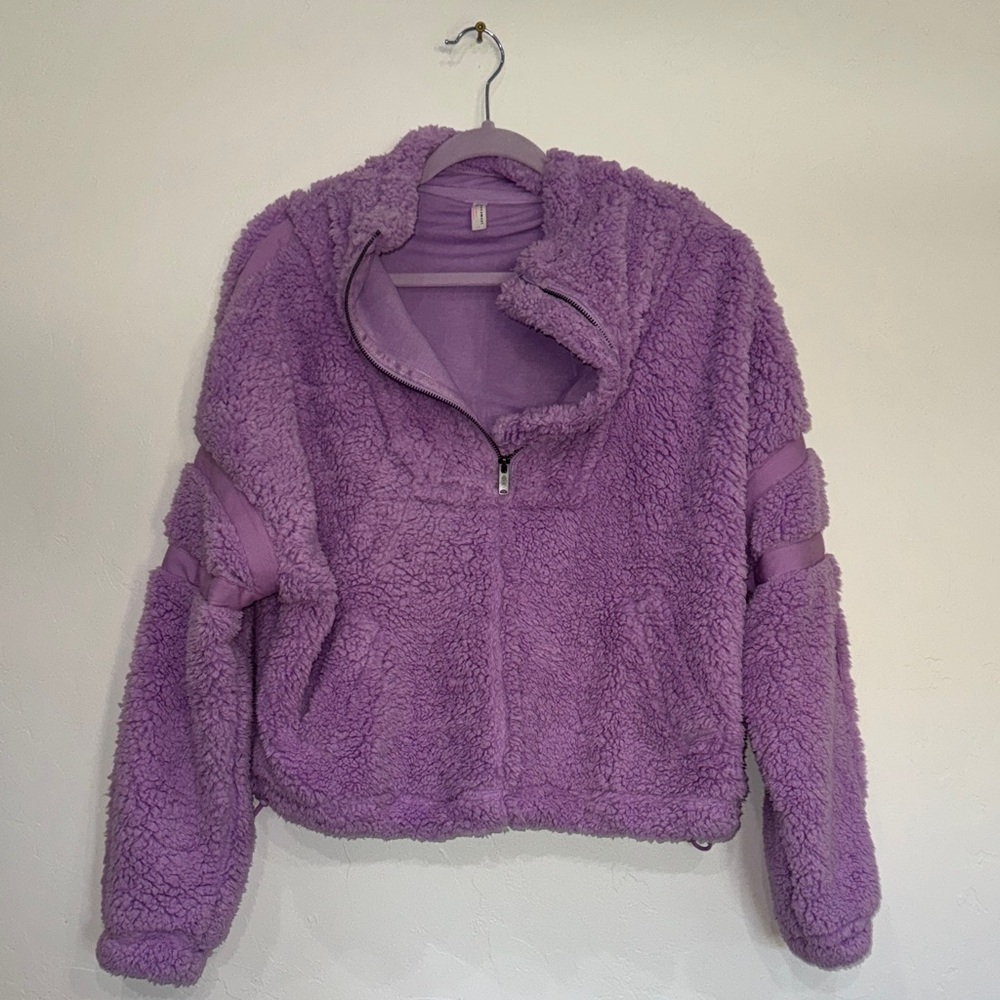 FP Movement by Free People Purple Fleece pullover